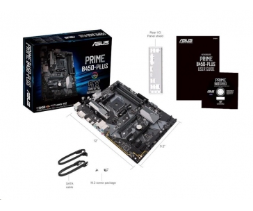 ASUS MB Sc AM4 PRIME B450-PLUS, AMD B450, 4xDDR4, VGA