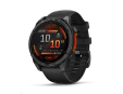 Garmin fenix® 8 – 51 mm, AMOLED, Slate grey a Černý silikonový řemínek