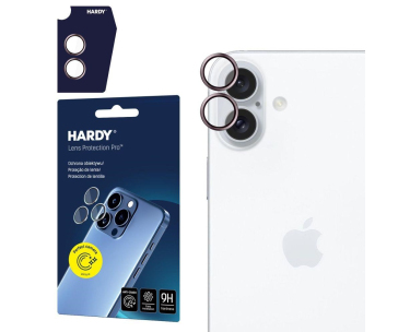 3mk Hardy Lens Protection Pro pro iPhone 16/16 Plus Pink