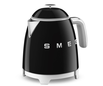 Smeg KLF05BLEU mini rychlovarná konvice, 0,8 l / 3 šálky, 1400 W, styl 50. let, černá