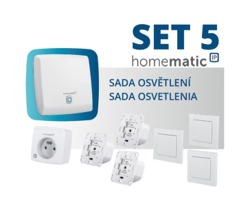 Homematic IP HmIP-SET5 sada osvětlení Homematic IP (s možností stmívání)