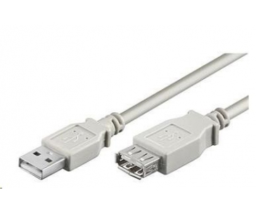 PREMIUMCORD Kabel USB 2.0 A-A 0,5m (50cm), prodlužovací (M/F)