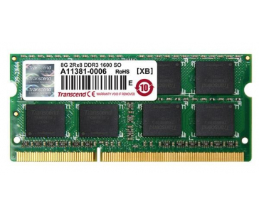 TRANSCEND SODIMM DDR3 8GB 1600MHz 512Mx8 CL11 JetRam™ Retail