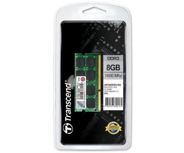 TRANSCEND SODIMM DDR3 8GB 1600MHz 512Mx8 CL11 JetRam™ Retail