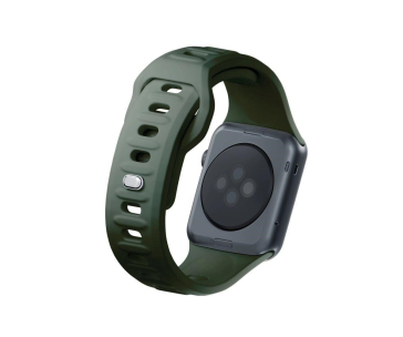 3mk Silicone Watch Strap pro Apple 38/40/41 mm Dark Green