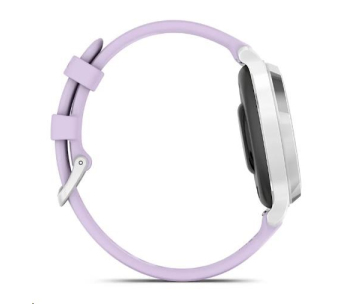 Garmin Lily® 2 Active, Silver / Purple Jasmine Silicone Band