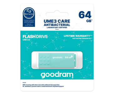 GOODRAM Flash Disk 64GB UME3, USB 3.0, CARE