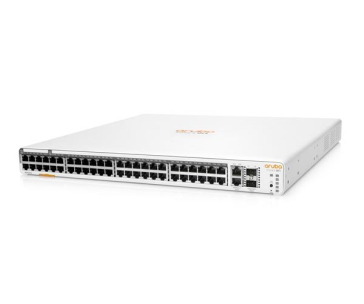 HPE Networking Instant On Switch 40p Gigabit CL4 8p Gigabit CL6 PoE 2p 10GBT 2p SFP+ 600W 1960 (JL809A)