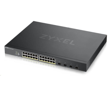 Zyxel XGS1935-28HP 28-port Smart Managed PoE Switch, 24x gigabit RJ45, 4x 10GbE SFP+, PoE budget 375W