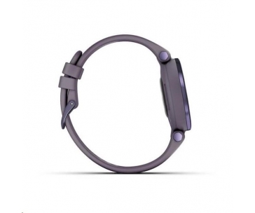 Garmin hodinky Lily Sport Midnight Orchid/Orchid Silicone Band