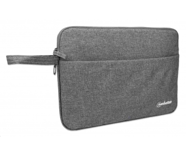 MANHATTAN Pouzdro Laptop Sleeve Seattle, Fits Widescreens Up To 14.5", 383 x 270 x 30 mm, šedá