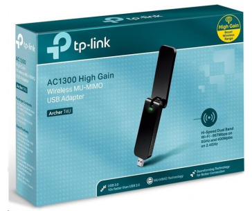 TP-Link Archer T4U WiFi5 USB adapter (AC1300,2,4GHz/5GHz,USB3.0)